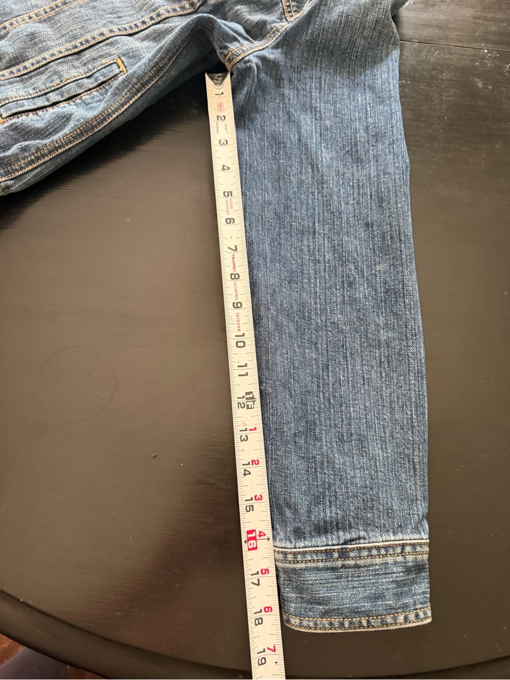Old Navy Classic Dark Denim Jacket Lg k514 - Picture 8 of 8
